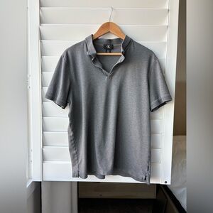 Calvin Klein Charcoal gray Men's Polo Shirt large